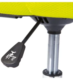 New Sedia ufficio in tessuto con ruote, verde Sedie Ufficio