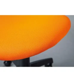 Sedie Ufficio|Sedia ufficio tessuto arancione e giallo, 52x56x94-103,5 cm