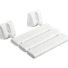 Accessori Bagno- Sedile per doccia bianco, 34,5x34,5x10,5 cm