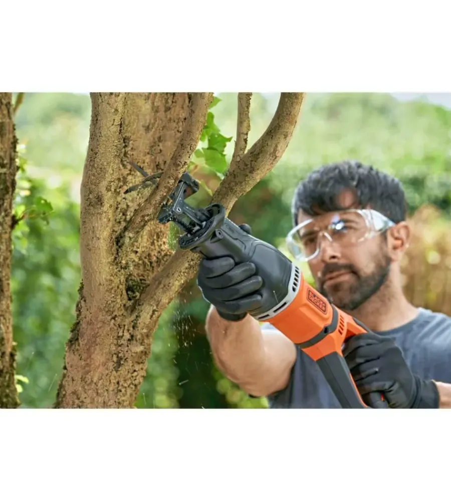 Black+Decker Seghetti Alternativi E Gattuccio|Sega a gattuccio elettrica "bes301-qs" lama 20mm 750w