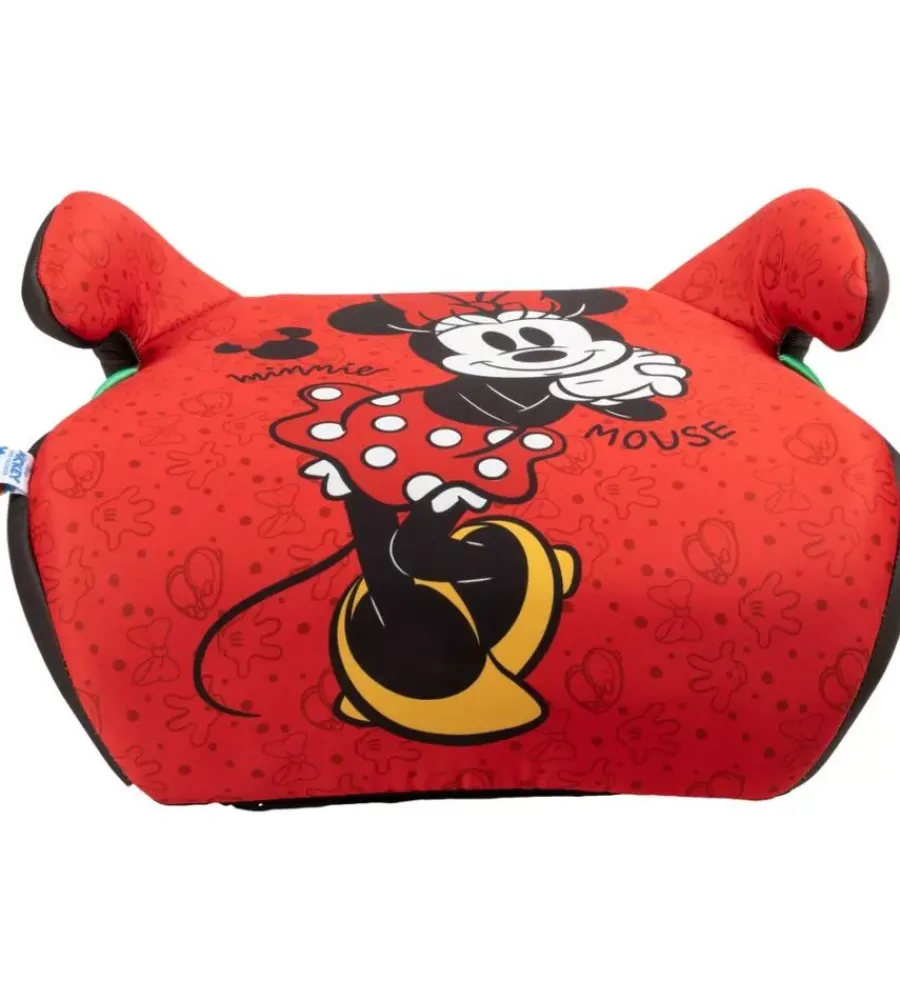 Auto Interno- Seggiolino alzabimbo auto disney "minnie" per bambini con altezza da 125 a 150 cm, ece r129