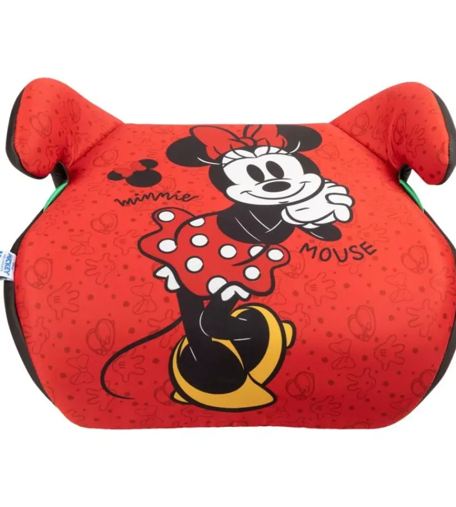 Auto Interno- Seggiolino alzabimbo auto disney "minnie" per bambini con altezza da 125 a 150 cm, ece r129