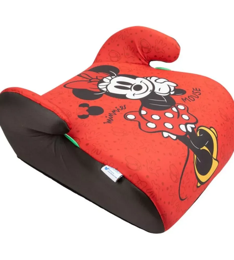 Auto Interno- Seggiolino alzabimbo auto disney "minnie" per bambini con altezza da 125 a 150 cm, ece r129