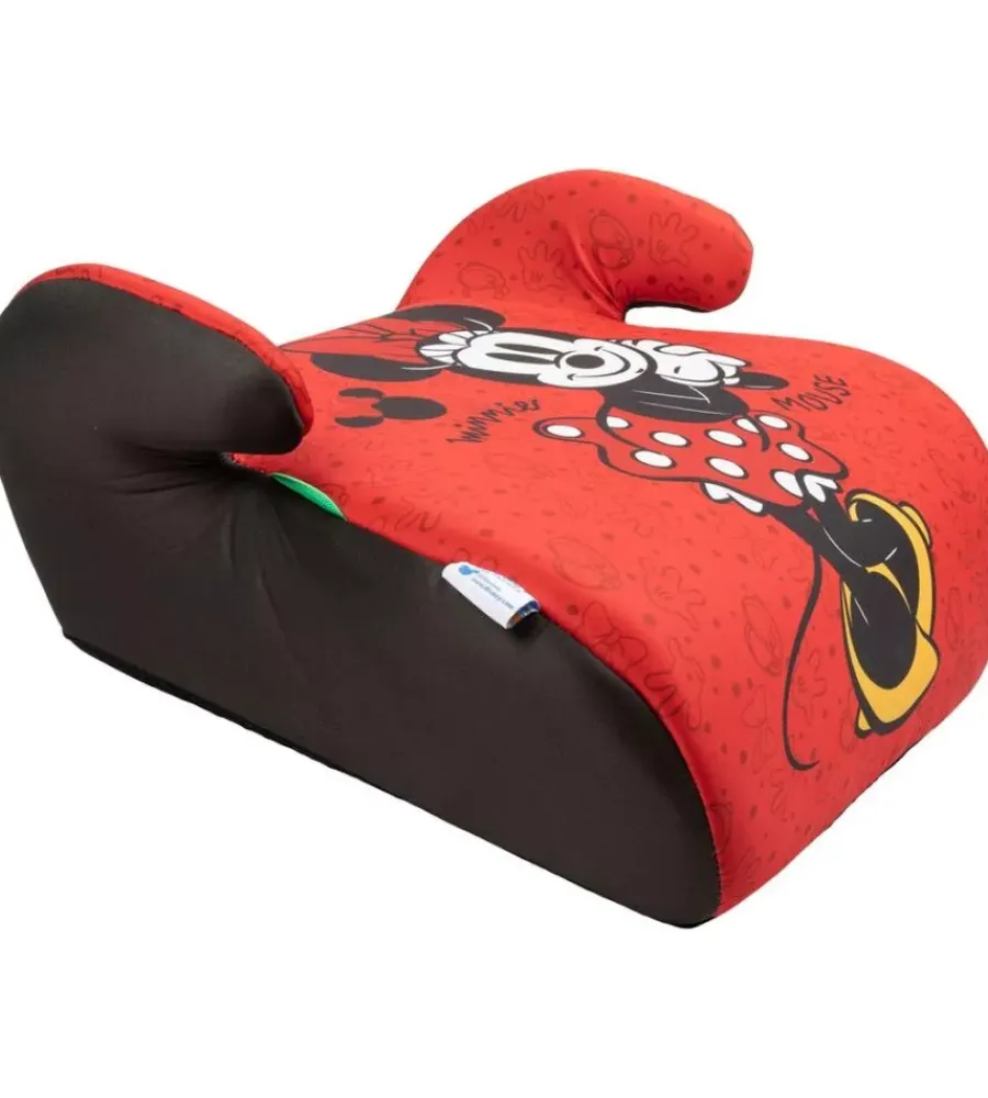 Auto Interno- Seggiolino alzabimbo auto disney "minnie" per bambini con altezza da 125 a 150 cm, ece r129