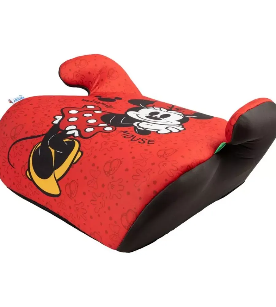 Auto Interno- Seggiolino alzabimbo auto disney "minnie" per bambini con altezza da 125 a 150 cm, ece r129