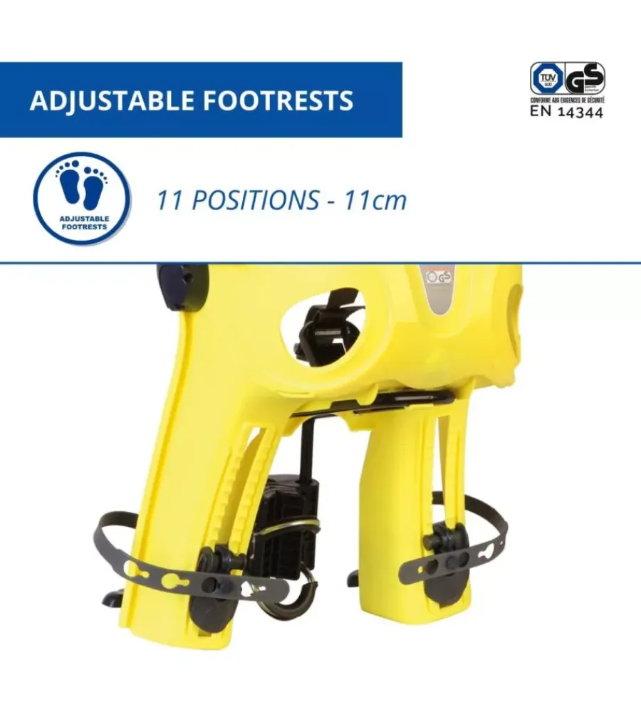 New Seggiolino anteriore per bicletta bellelli "freccia" hi viz, portata massima 15 kg Bici