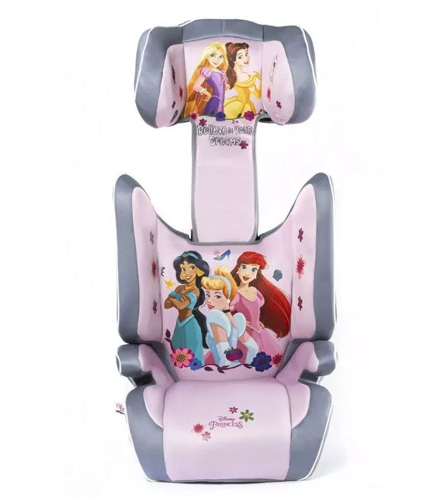 Seggiolino auto disney "princess" per bambini con altezza da 100 a 150 cm, ece r129 Auto Interno