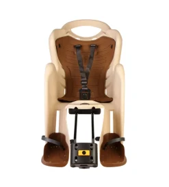 Hot Seggiolino bici mr fox relax beige - attacco al telaio - grigio Bici