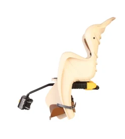 Hot Seggiolino bici mr fox relax beige - attacco al telaio - grigio Bici