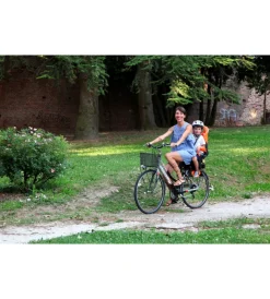 Sale Seggiolino bici posteriore bellelli "tiger" arancione portata massima 22 kg Bici