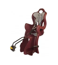 Discount Seggiolino bici posteriore bellelli "b-one" bordeaux, portata massima 22 kg Bici