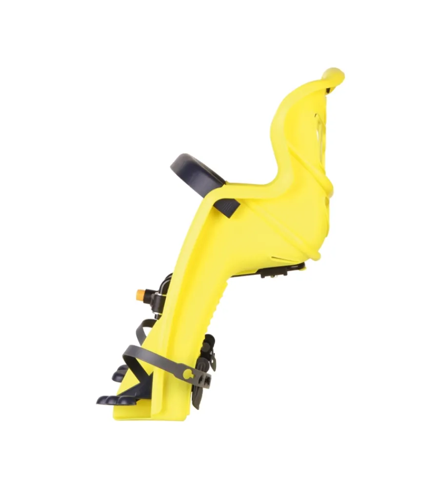 Bici|Seggiolino per bici anteriore bellelli "tatoo plus" giallo, portata massima 15 kg