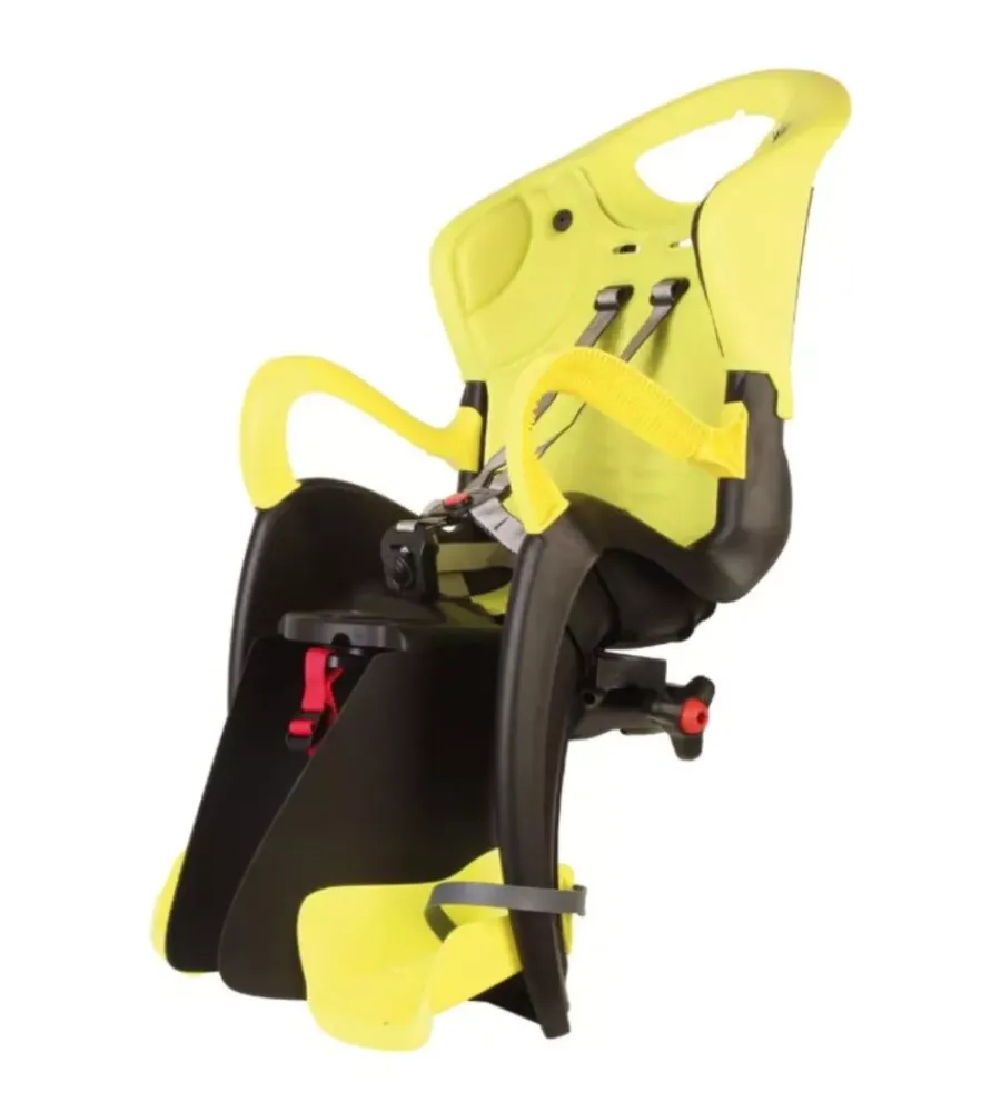 Hot Seggiolino posteriore bellelli "tiger clamp" giallo, portata massima 22 kg Bici