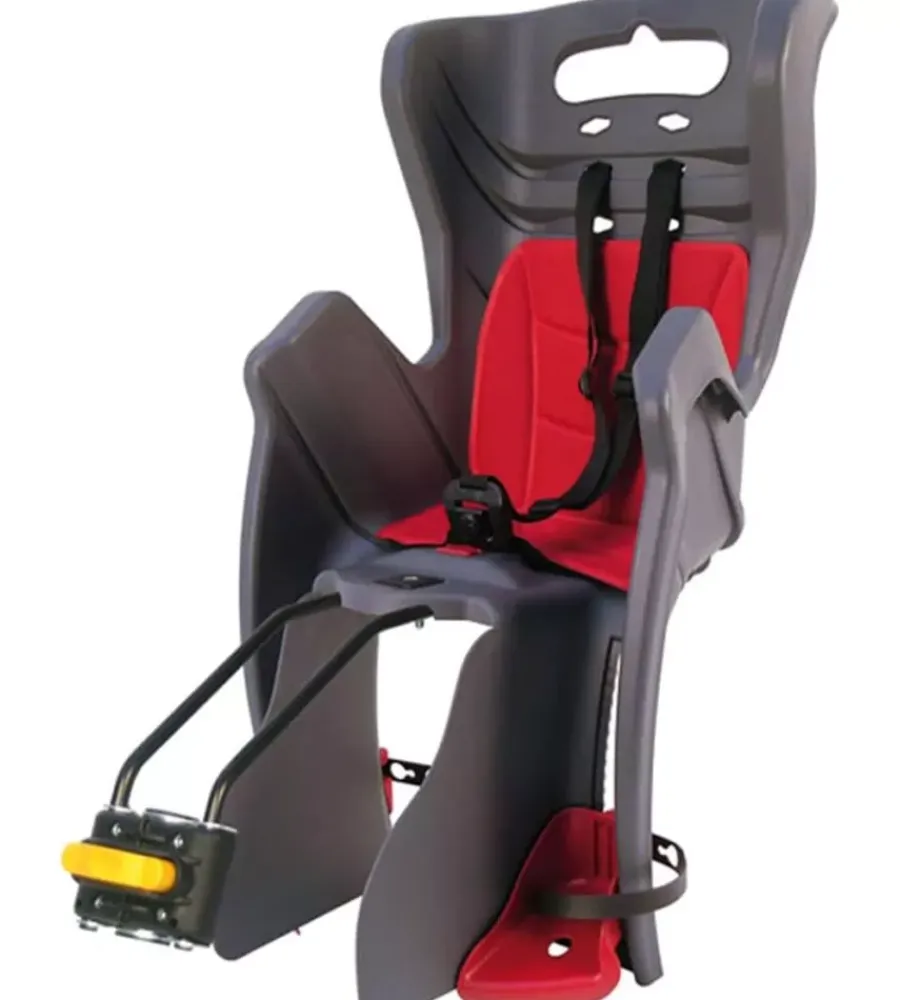 Discount Seggiolino posteriore per bicicletta bellelli "little duck" dark grey, portata massima 22 kg Bici