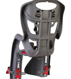 Seggiolino posteriore per bicicletta bellelli "pepe" dark grey, portata massima 22 kg Bici