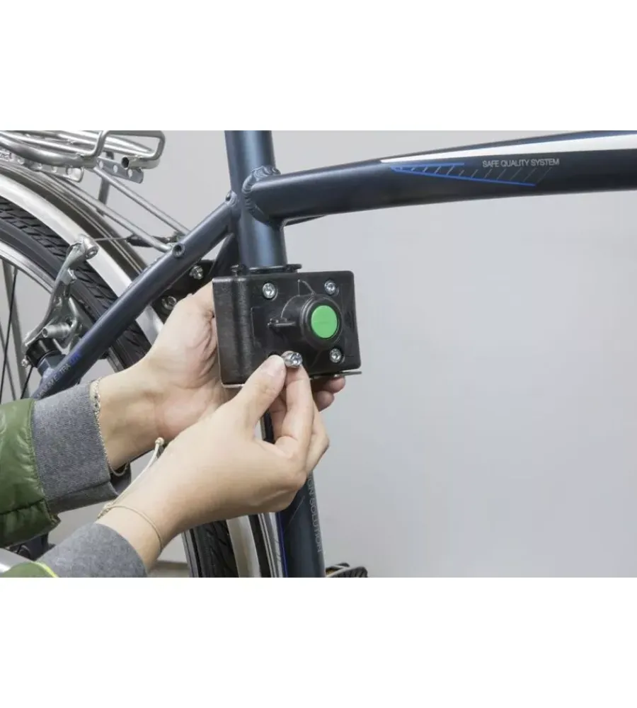 Bici- Seggiolino posteriore universale per bicicletta on bike "bing", portata massima 22 kg