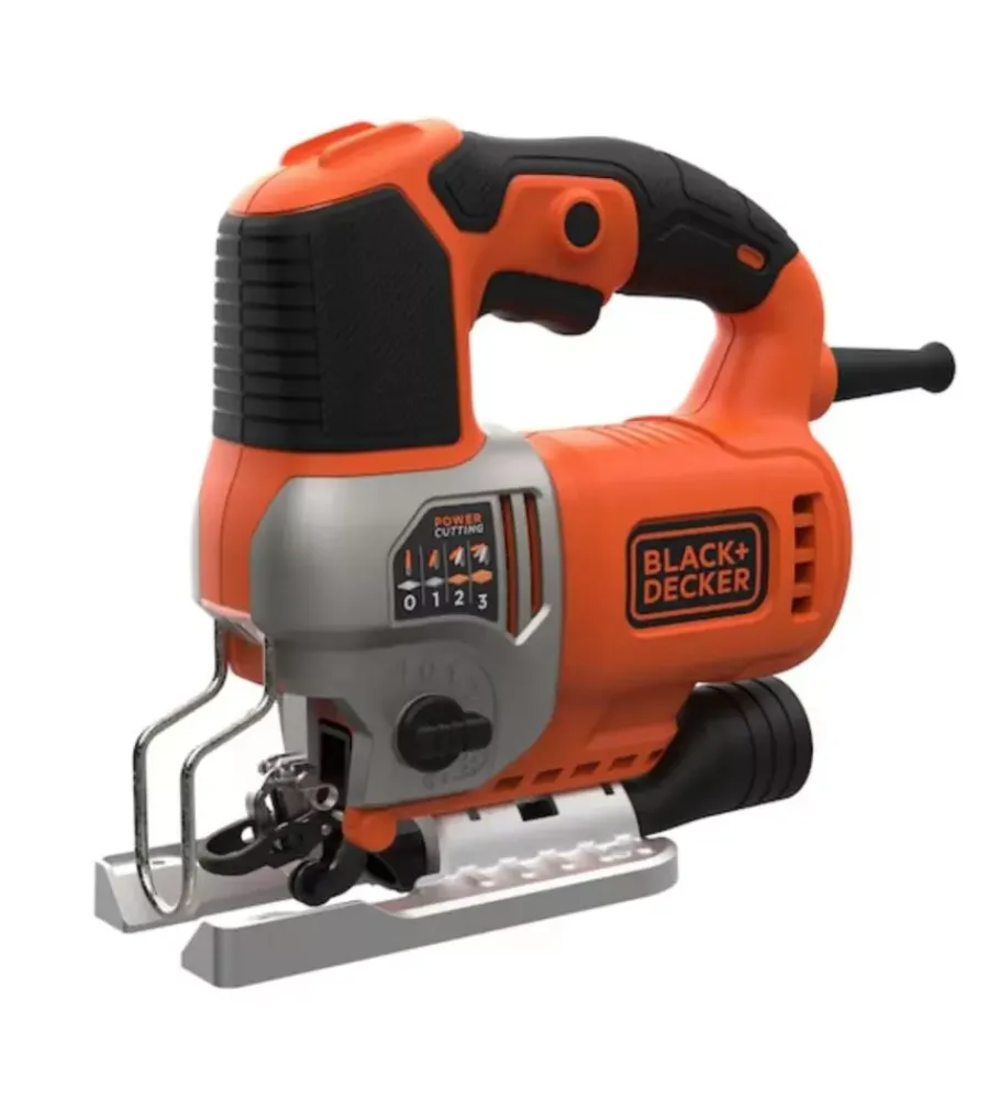 Seghetti Alternativi E Gattuccio-Black+Decker Seghetto alternativo "bes610k-qs" lama 19 mm 650w