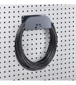 Officina E Garage|Sella reggicavo fami in acciaio antracite 9,5x22x10,1 cm