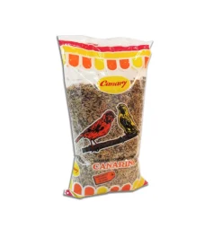 Hot Semi per canarini - becchime per uccelli senza miglio - 1 kg Alimento Per Uccelli