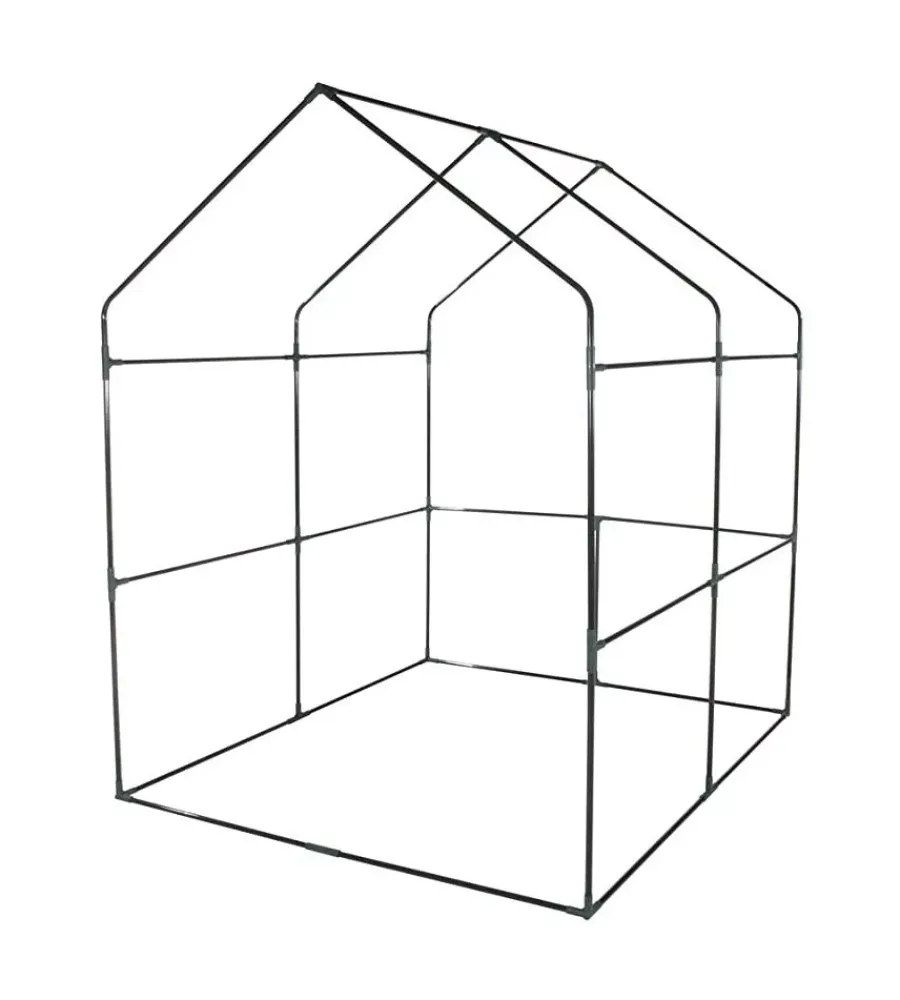 Coltivazione E Cura|Serra a casetta verdelook con telo pvc 140x140x197 cm