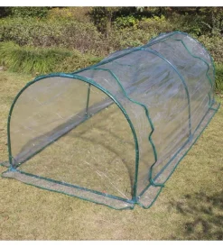 Coltivazione E Cura-EuroGarden Serra a tunnel "anna" in acciaio e pvc 200x100x80 cm