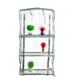 Discount Serra da esterno "serena" pieghevole con telo in pvc 67x44x125 cm Coltivazione E Cura