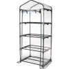 Outlet Serra da esterno verdelook con 4 ripiani in acciaio e telo in pvc 69x49x157 cm Coltivazione E Cura