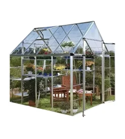 Coltivazione E Cura-Verdemax Serra per giardino "doritis medium" in policarbonato 185x184x209 cm