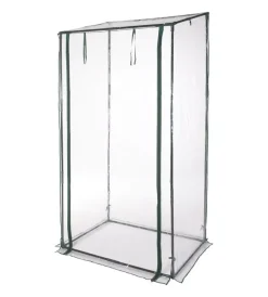 Serra per terrazzo con struttura in acciaio e telo in pvc 95x70x190 cm Coltivazione E Cura