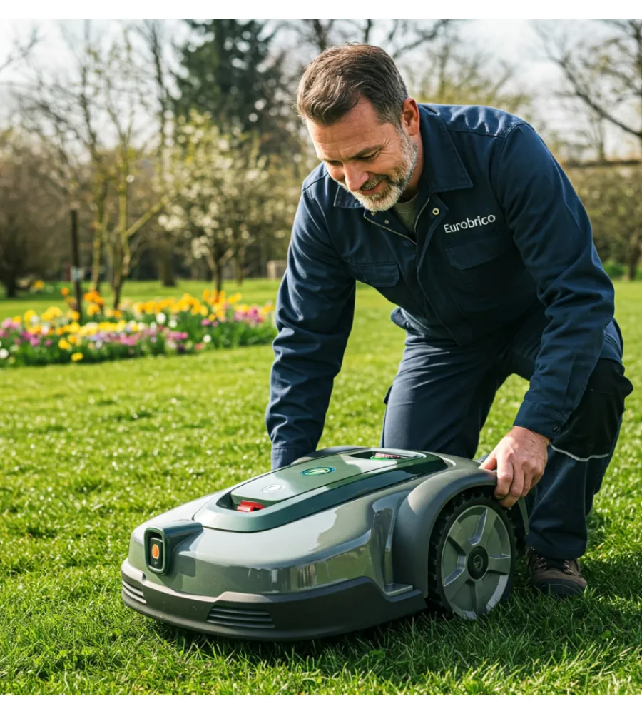 Serv. Giardino- Servizio installazione robot tagliaerba per giardini tra 1000 - 2000 mq