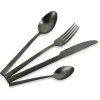 Discount Servizio posate villa d'este "lexingt" in acciaio inox nero opaco, 24 pezzi Stoviglie