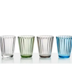 Sale Set 4 bicchieri "jazz" in policarbonato 30,5 cl Campeggio