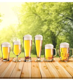 Campeggio-Brunner Set 2 bicchieri per birra "beerglass pilsner" in policarbonato 44 cl