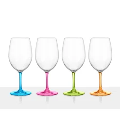 Brunner Campeggio|Set 4 bicchieri per vino "wineglass glamour" in policarbonato 60 cl