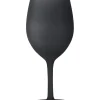 Brunner Campeggio|Set 2 bicchieri satinati per vino "wineglass blacksatin" in policarbonato 60 cl