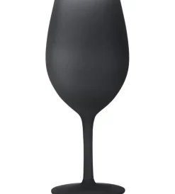 Brunner Campeggio|Set 2 bicchieri satinati per vino "wineglass blacksatin" in policarbonato 60 cl