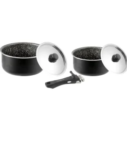 Brunner Campeggio|Set 2 casseruole da camperggio "pirate pot 5" in alluminio antiaderente