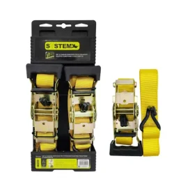 Sale Set 2 cinghie a criccetto 38 mm x 4 mt - Sistemi Di Fissaggio