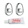 Accessori Cucina|Set 2 ganci crom safe fix