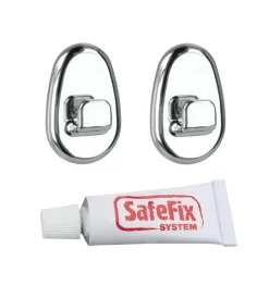 Accessori Cucina|Set 2 ganci crom safe fix