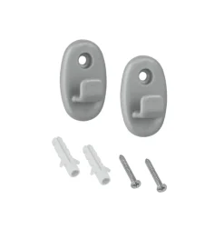 Accessori Bagno|Set 2 ganci nylon c/acc.onda