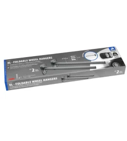 Lampa Pneumatici|Set 2 ganci porta gomme e cerchioni da parete richiudibili - 15969