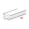 Portaggio-Nordrive Set 2 gomme inferiori - l = 125 cm  n99992