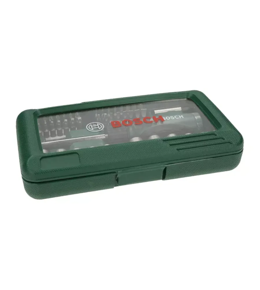 Trapani E Avvitatori-Bosch Set 46 inserti per avvitatore in acciaio inossidabile