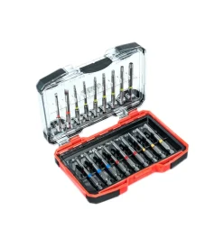 Trapani E Avvitatori|Set 18 inserti prolungati per avvitatore connex "max-power" in acciaio