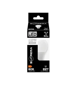 Best Set 4 lampadine led e27 60w 4000k 806lm Lampadine