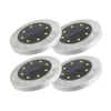 Illuminazione Per Esterno- Set 4 luci solare segnapassi a led con sensore - 10 lumen - 1.2 v