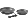 Brunner Campeggio|Set 2 padelle da camperggio "pirate pan 3" in alluminio antiaderente