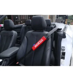 Sparco Auto Interno|Set 2 pezzi di cuscinetti passacintura spc1204 universali per auto rossi