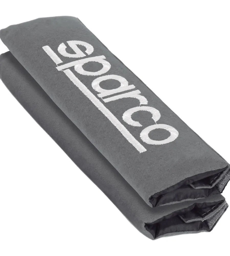 Auto Interno-Sparco Set 2 pezzi di cuscinetti passacintura spc1204 universali per auto grigi